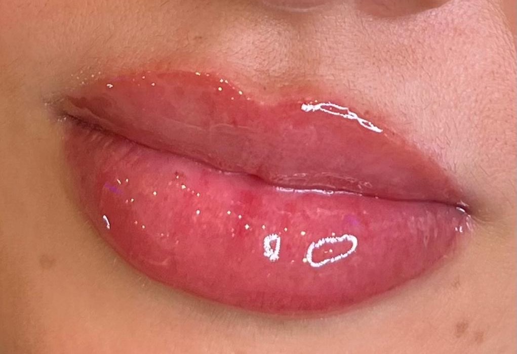 Labios después de la micropigmentación